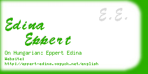 edina eppert business card